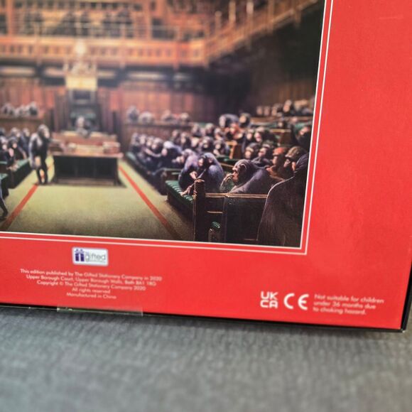 Artist Banksy New! Sealed "Devolved Parliament" 1000 Piece Puzzle 68x49cm - Picture 4 of 9